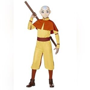 Spirit Superhero Costume - Yellow and Orange